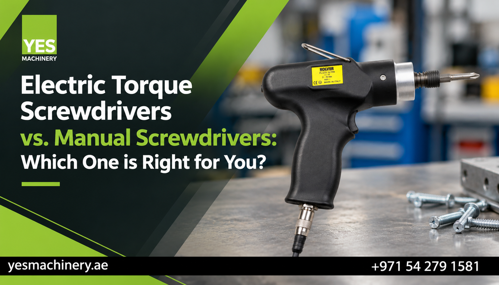 Electric Torque Screwdrivers vs. Manual Screwdrivers