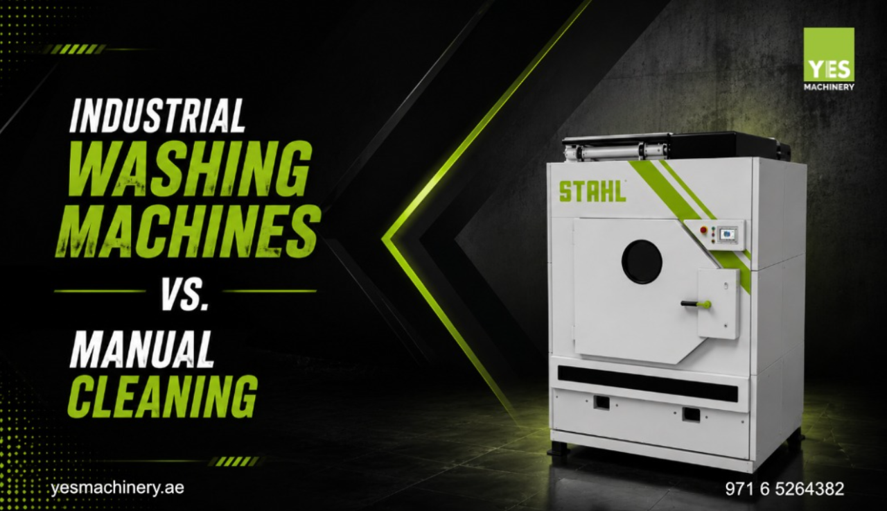 Industrial Washing Machines vs. Manual Cleaning