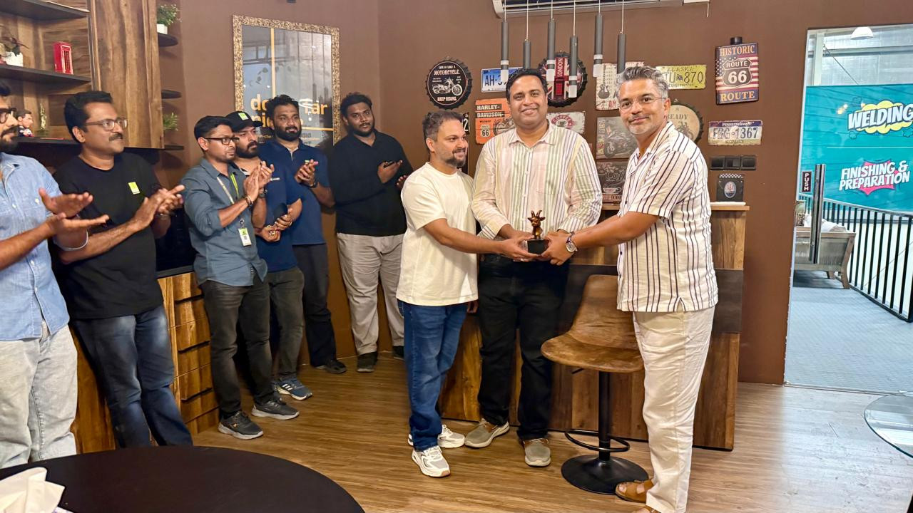 Celebrating Excellence G.O.A.T Trophy Awarded to Sanub Rajan and Dhilu Khader