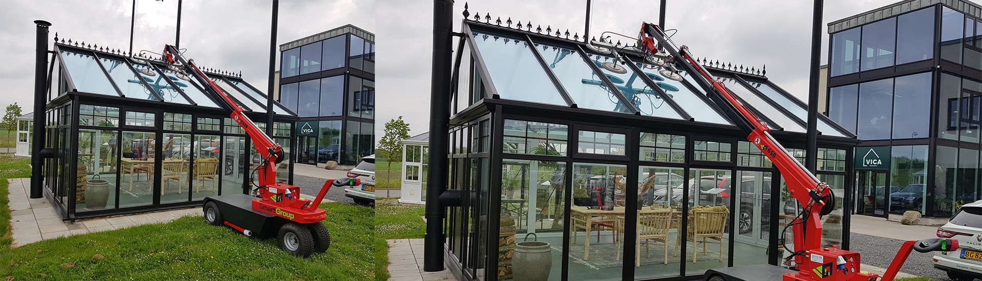 Glass Lifting Robot Banner