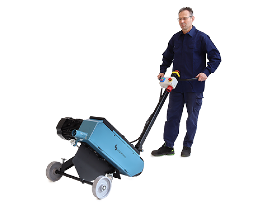 Floor belt grinder for industry