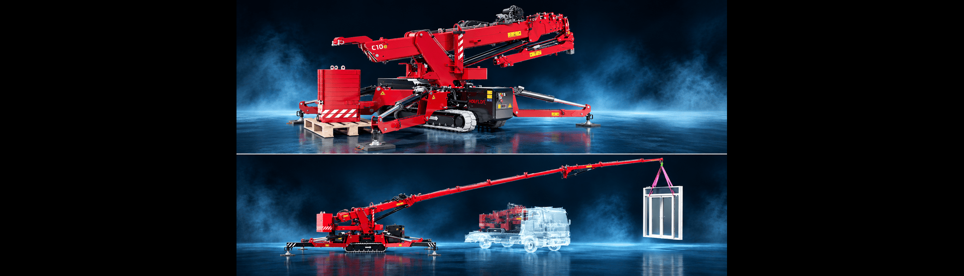 SPIDER CRANE Banner
