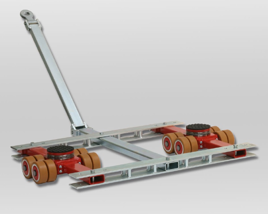 Tandem transport trolleys