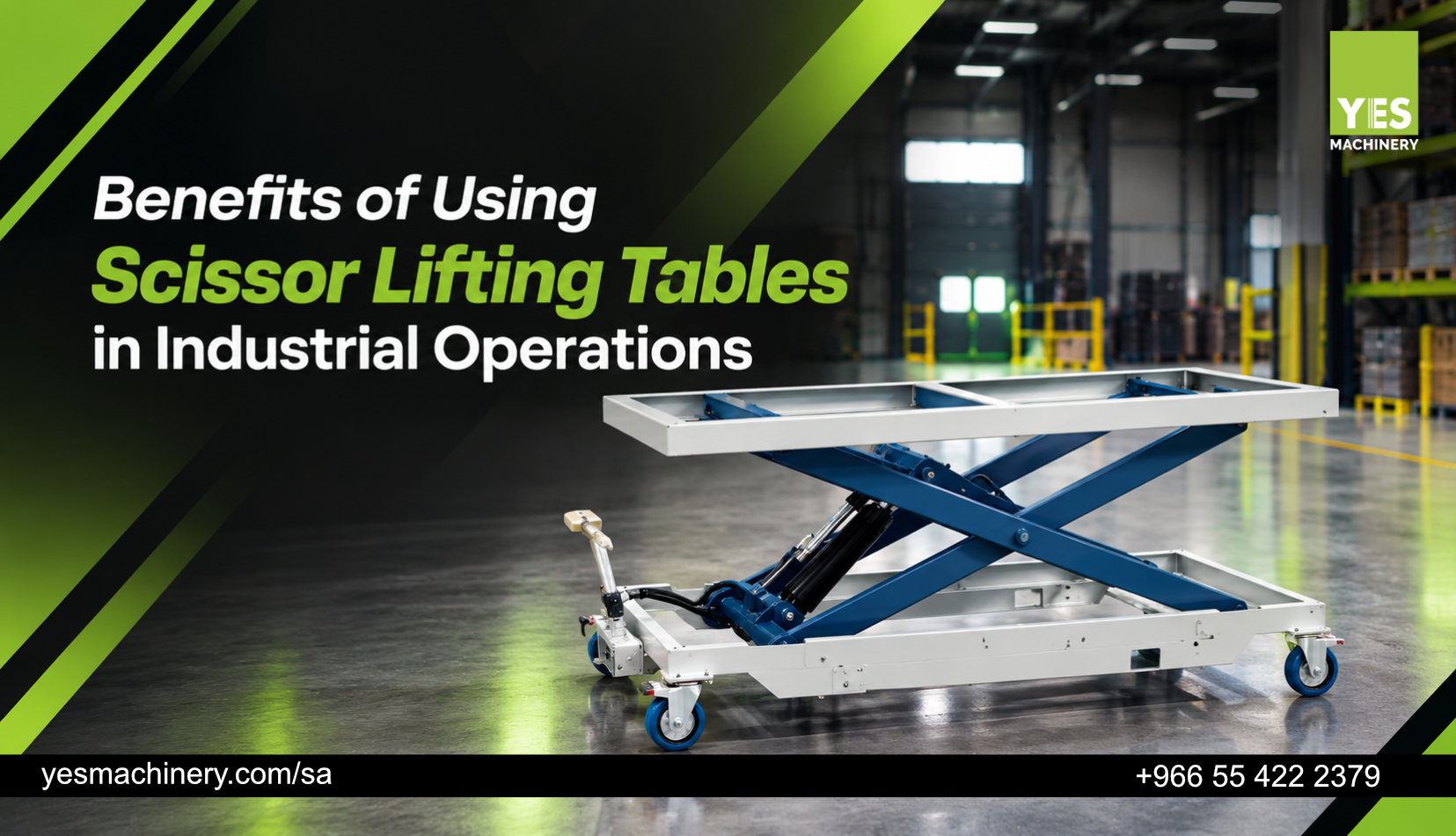 Benefits of Using Scissor Lifting Tables in Industrial Operations