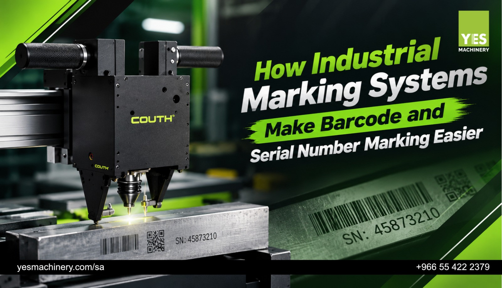 How Industrial Marking Systems Make Barcode and Serial Number Marking Easier
