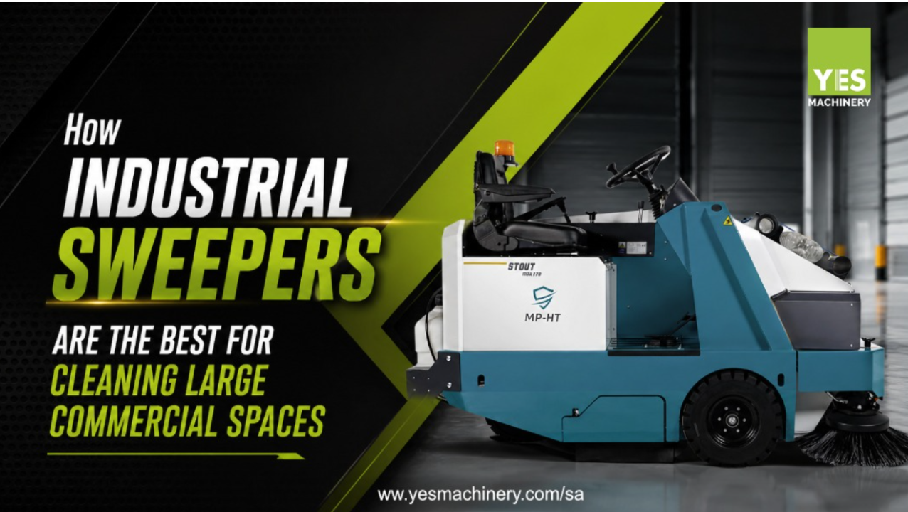 How  Industrial Sweepers Are the Best for Cleaning Large Commercial Spaces