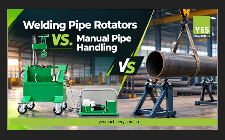 Welding Pipe Rotators vs. Manual Pipe Handling